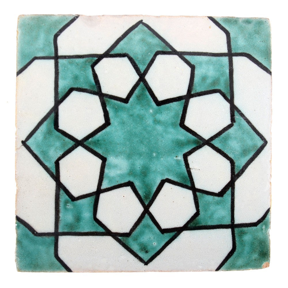 Azulejo Andalusí - 10 cm - Varios Diseños- Artesanal- Modelo 49