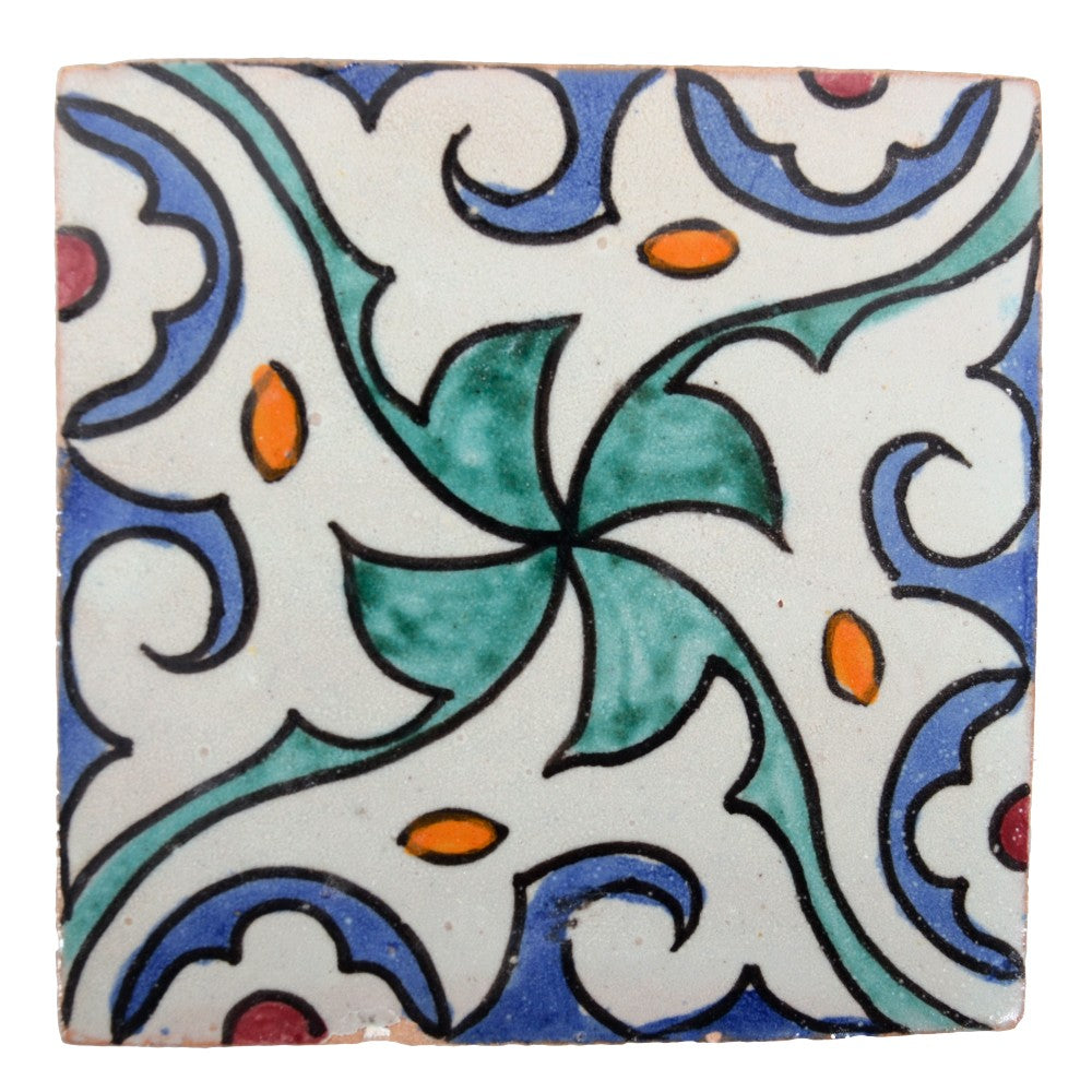 Azulejo Andalusí - 10 cm - Varios Diseños- Artesanal- Modelo 51