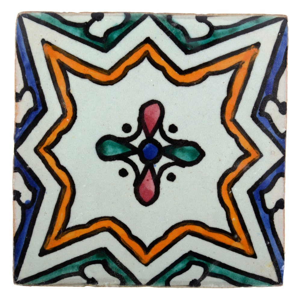 Azulejo Andalusí - 10 cm - Varios Diseños- Artesanal- Modelo 54