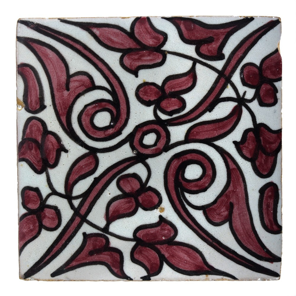 Azulejo Andalusí - 10 cm -Artesanal- Modelo 59