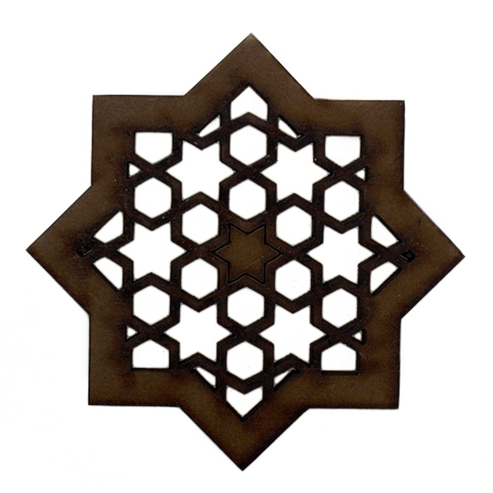 Celosia Arabe Calada - Diseño Alhambra - Iman Nevera - Modelo 2