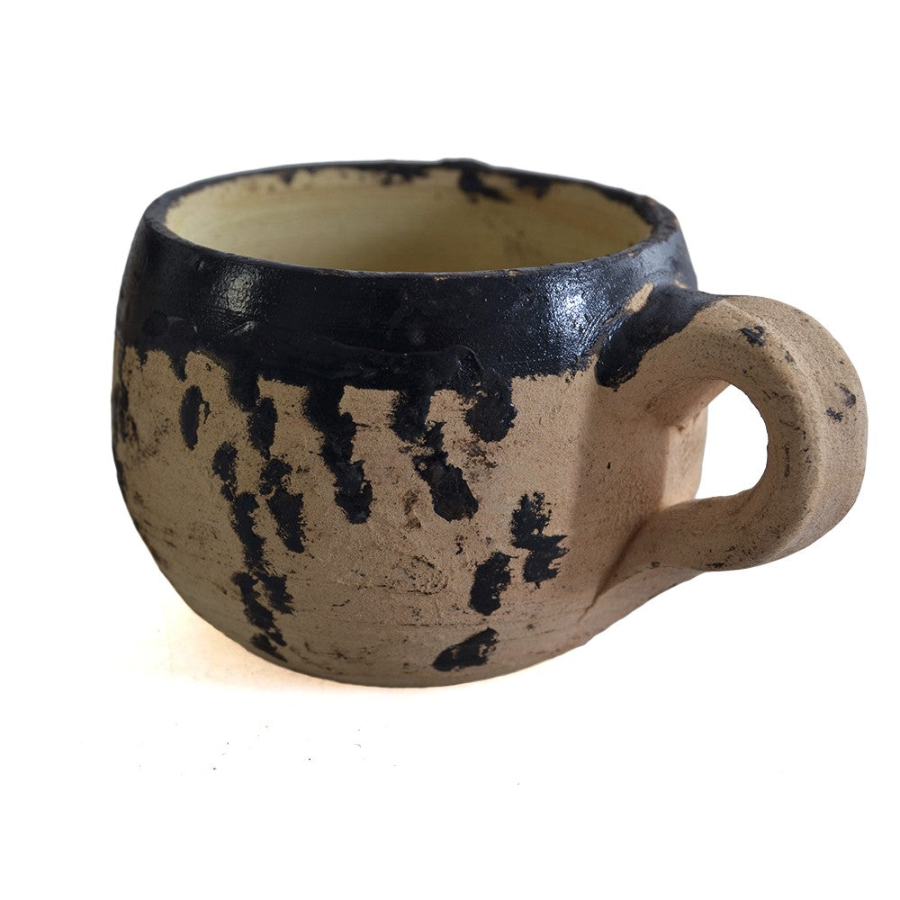 Vaso Bereber Mini - Pintado a  Mano - 6 cm - Modelo Chato