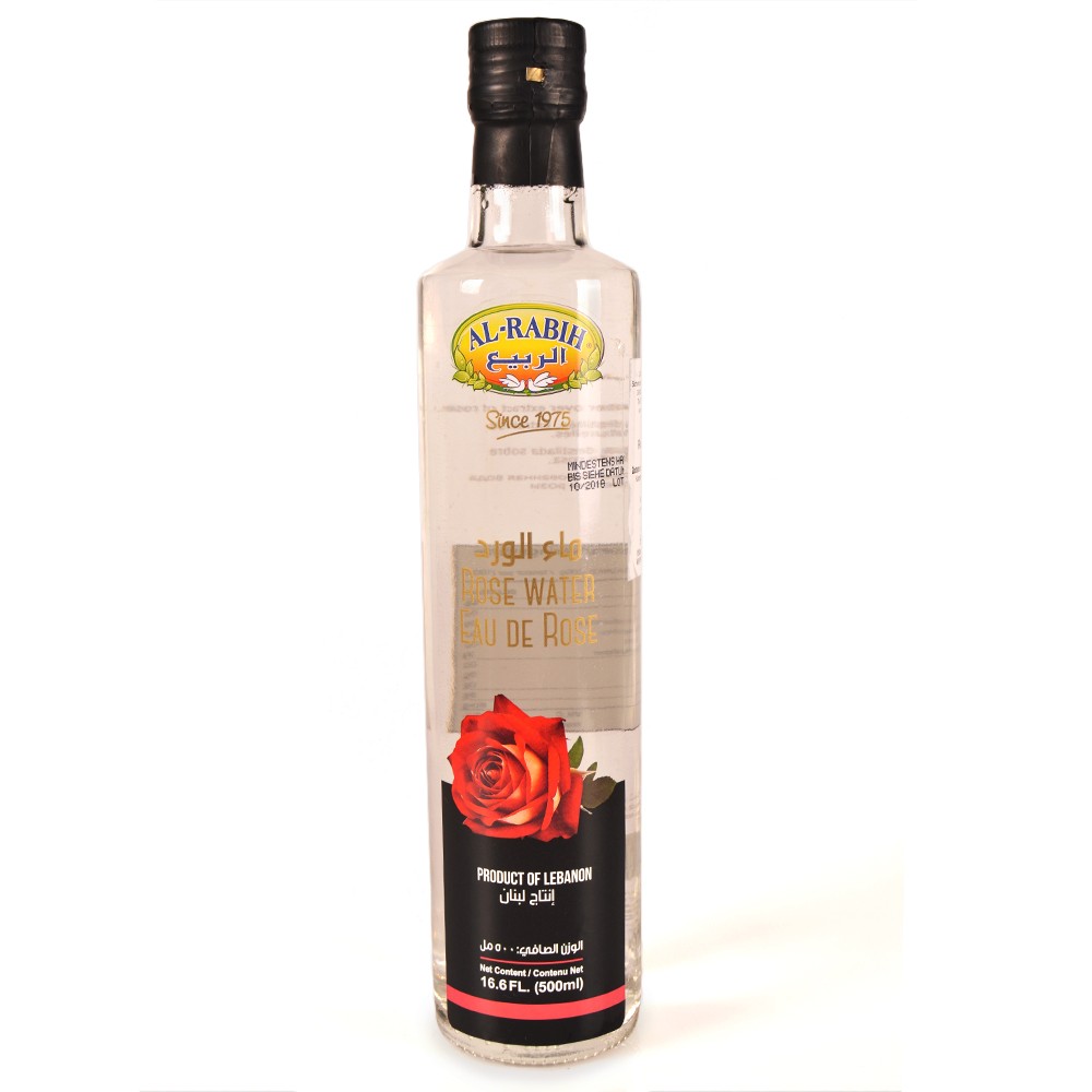 Agua de rosas - Al Rabih - 500 ml - Envase Deluxe