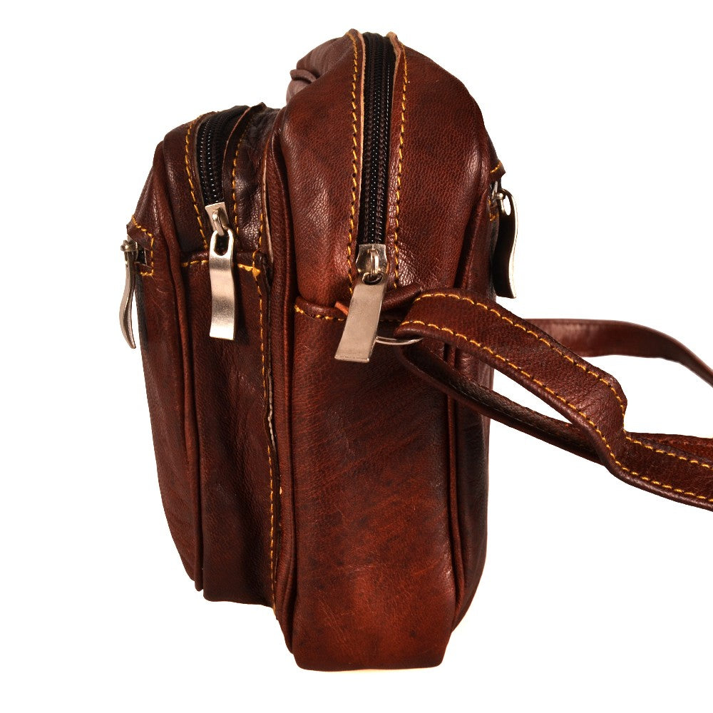 Bolso Hombre - 100% Cuero - Marroquineria - Modelo Rayul