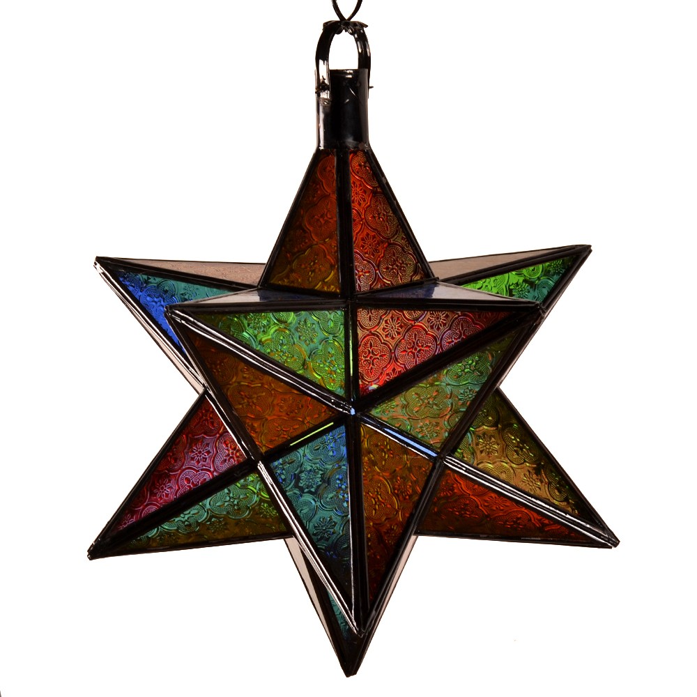 Lampara Estrella Andalusí - Varios Colores - Diseño Arabe