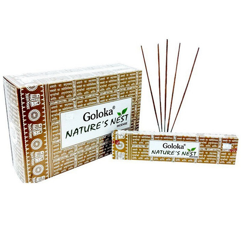 Goloka Nature´s Nest - Incienso Varillas - 15 gr