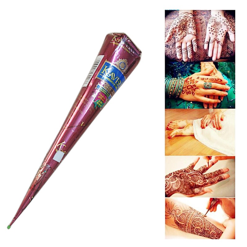Cono Henna Tatuajes - KAVERI - 25g - 100% Natural - Calidad PREMIUM