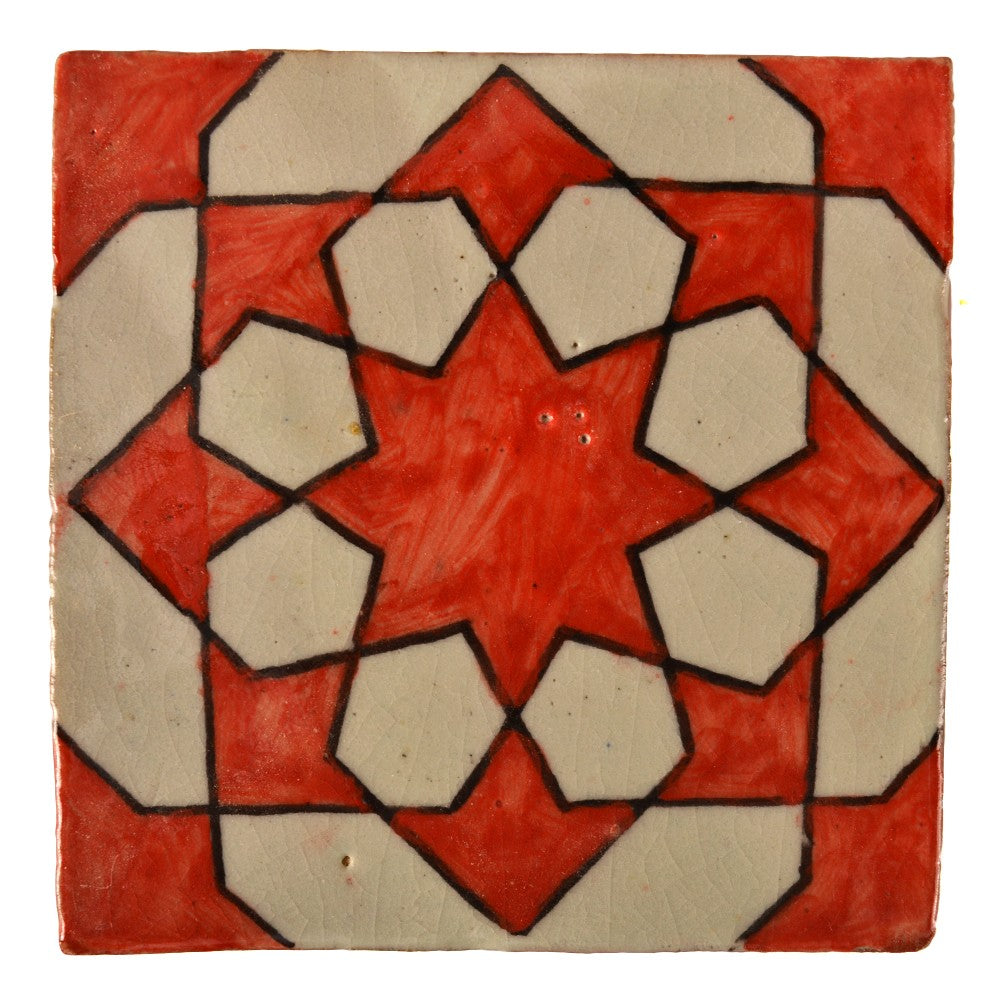 Azulejo Andalusí - 10 cm - Varios Diseños- Artesanal- Modelo 64