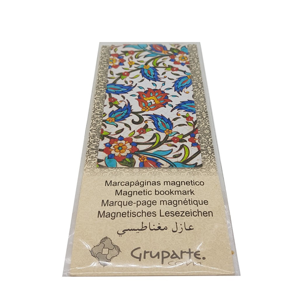 Marcapáginas - Solapa Magnética - Diseño Mosaico Árabe - Modelo 9 - Producto Recomendado