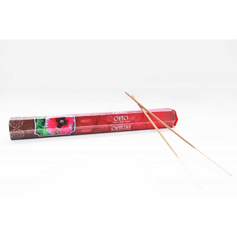 Incienso Aarti - Opio - Hecho a Mano - 20 Varillas