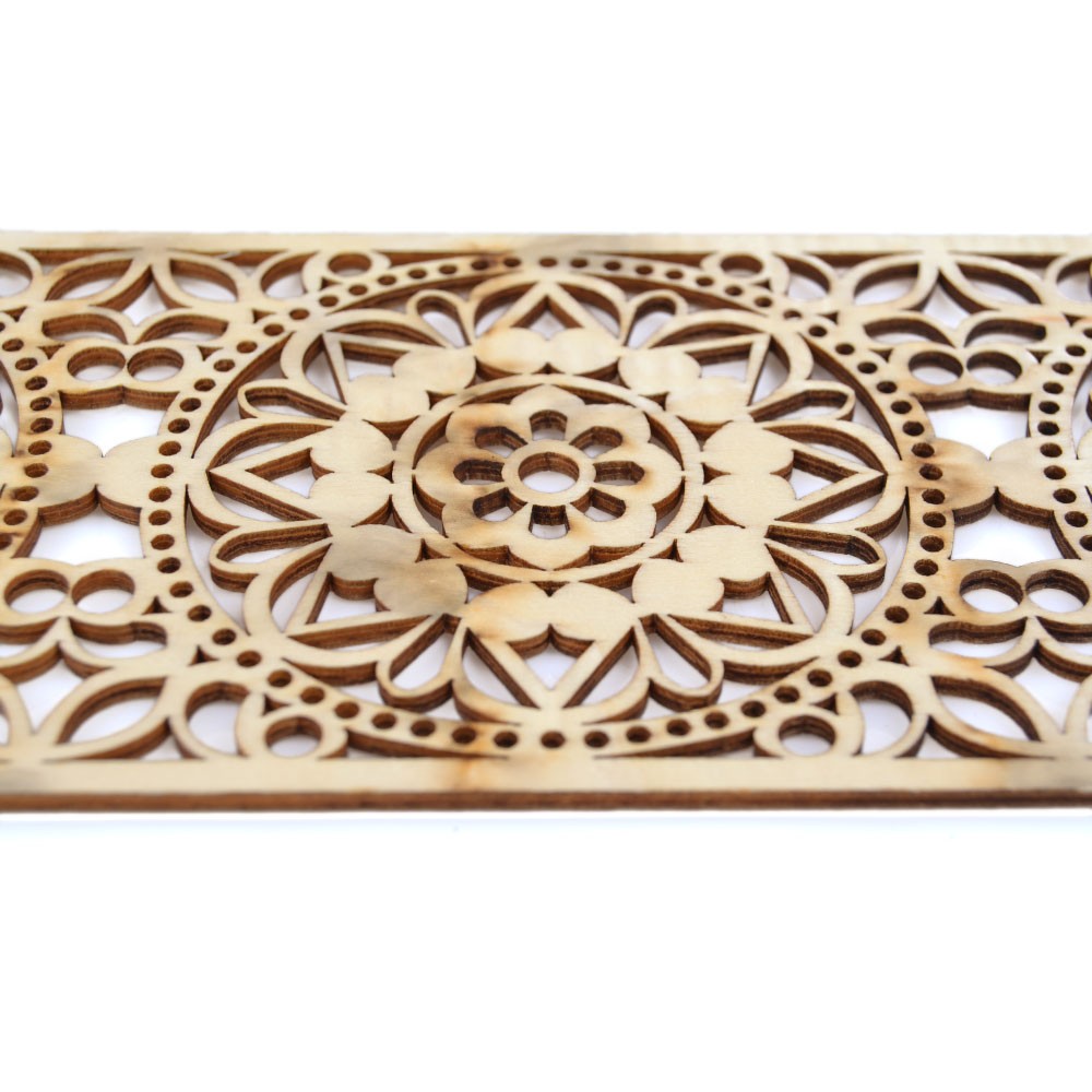 Celosia Arabe Calada - Madera Corte por Laser - Modelo 12 - 50 cm