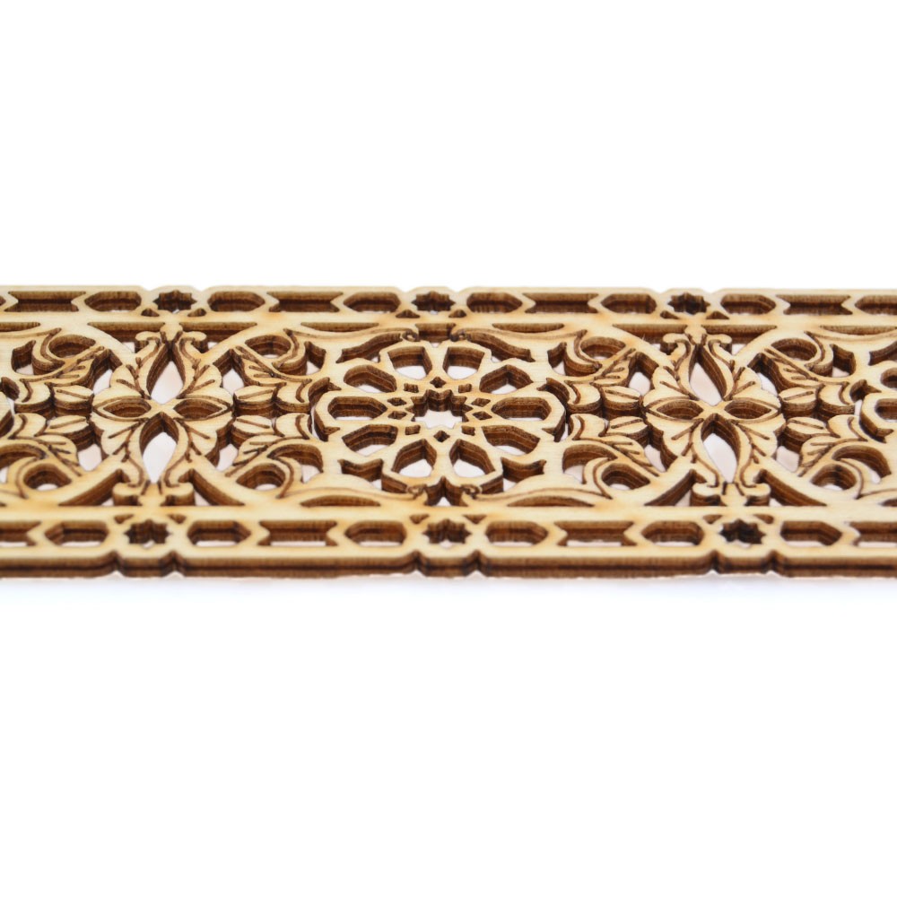 Celosia Arabe Calada - Madera Corte por Laser - Modelo 14 - 50 cm
