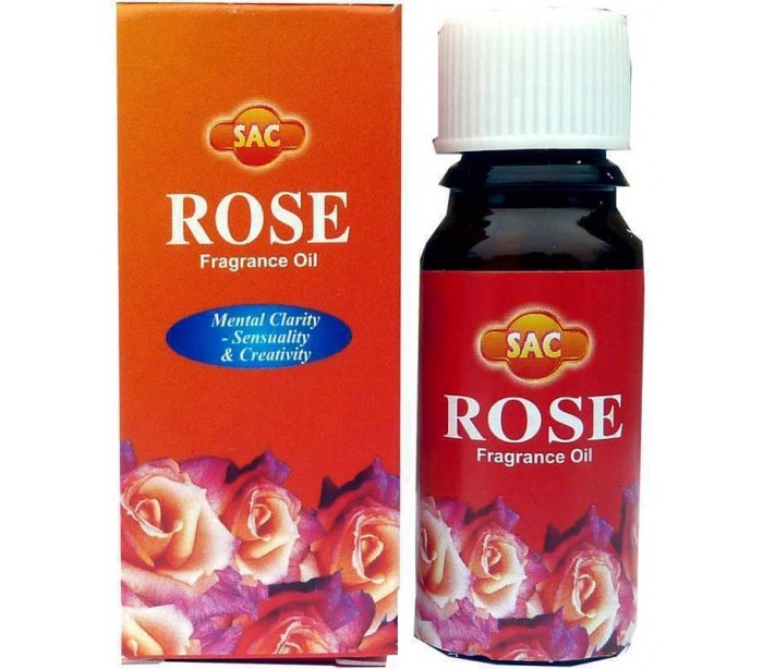Aceite Aromático Quemadores - SAC - Olor ROSA- 10ml
