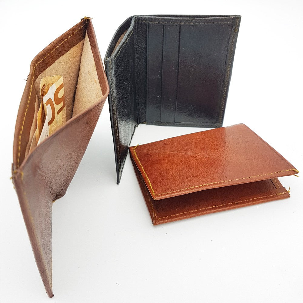 Tarjetera Billetera para Hombre -  100 % Cuero Natural - Modelo TAKA