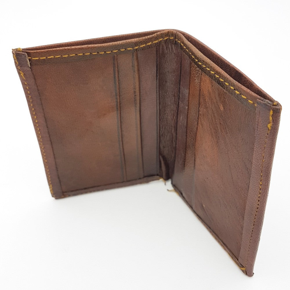 Tarjetera Billetera para Hombre -  100 % Cuero Natural - Modelo TAKA