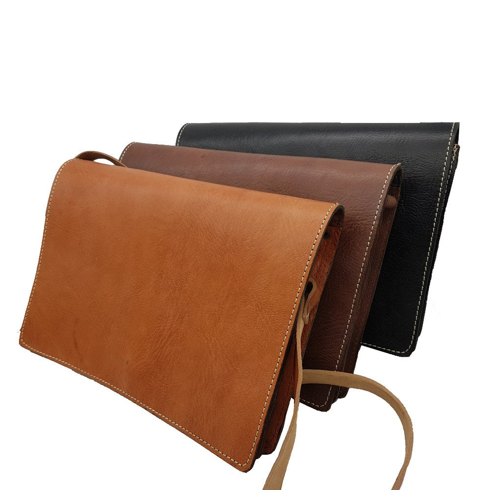 Bolso Cuero Hombre - 100% Natural - Marroquineria - Modelo BASIT