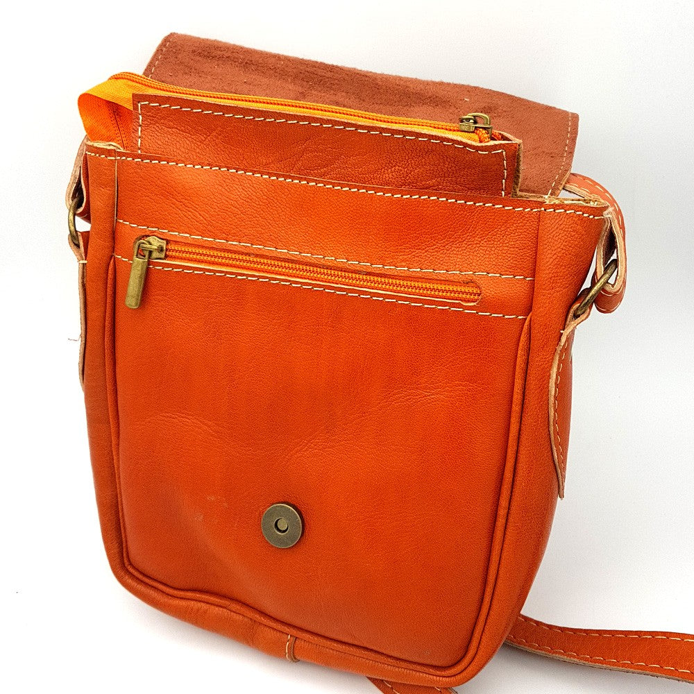 Bolso Cuero Hombre - 100% Natural - Marroquineria - Modelo JADID