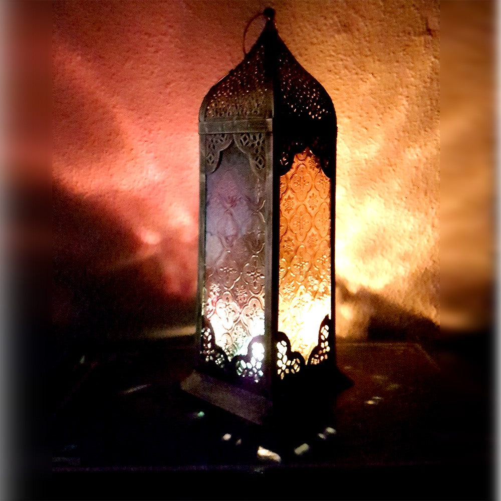 Lampara o Farol Árabe para Vela  - Diseño Oriental - Modelo Beirut