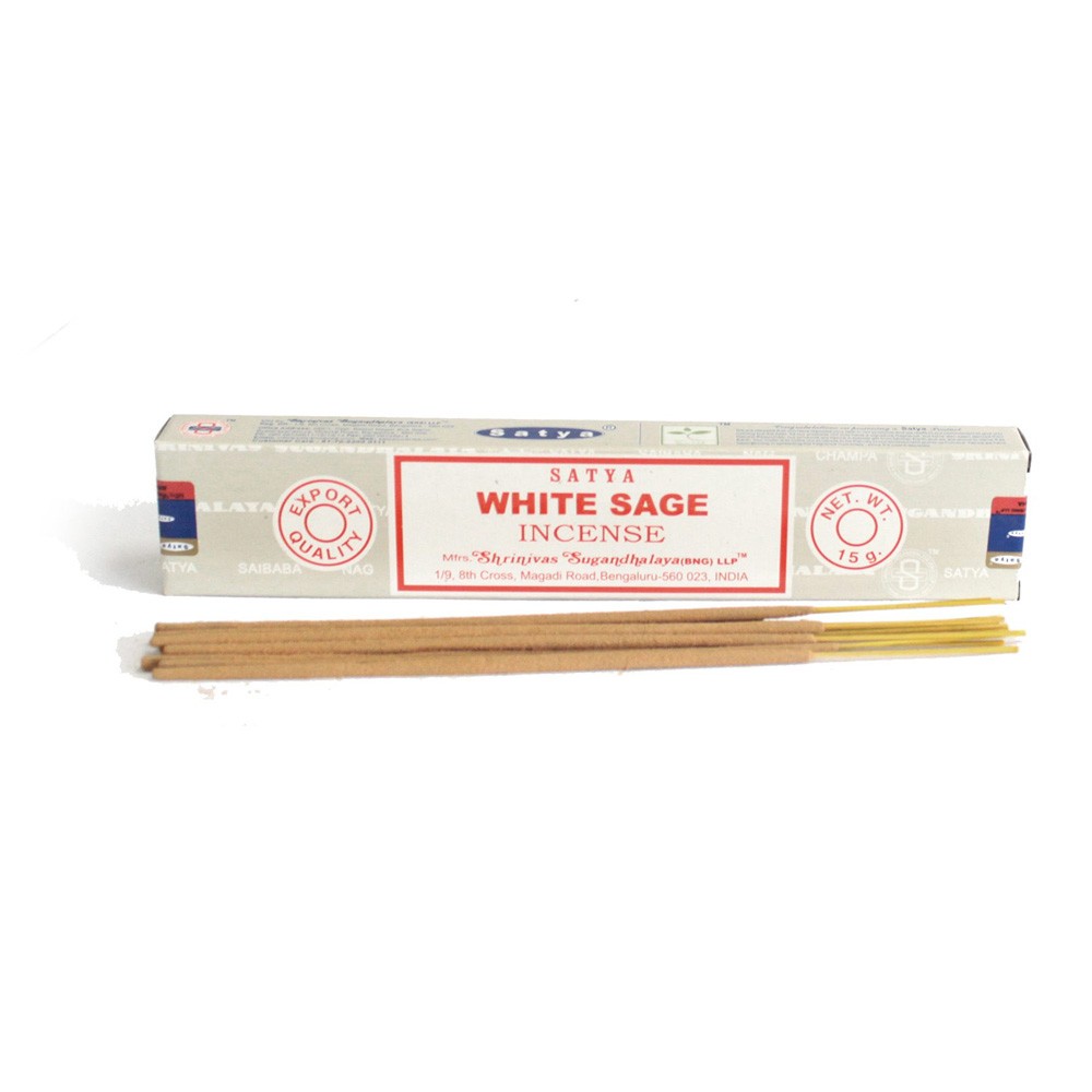 Incienso Salvia Blanca SATAYA - White sage - Varillas - 15 gr