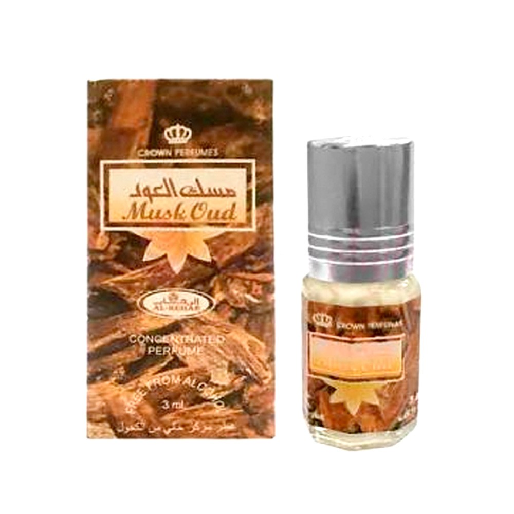 Musk Oud- Perfume Arabe Aceite 3 ml Al-Rehab
