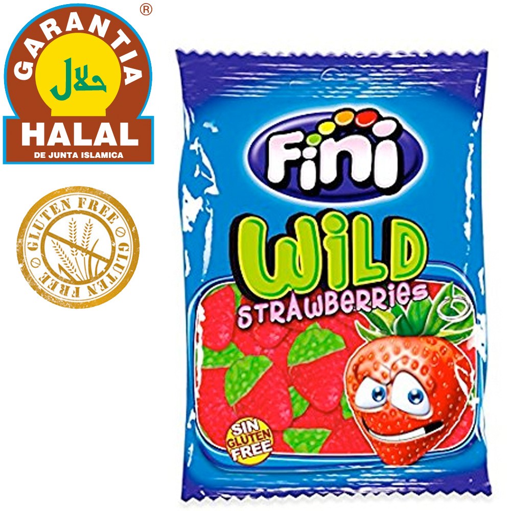 Fresas - Golosia Sin Gluten y Halal - Bolsa Chucherias 100 gr