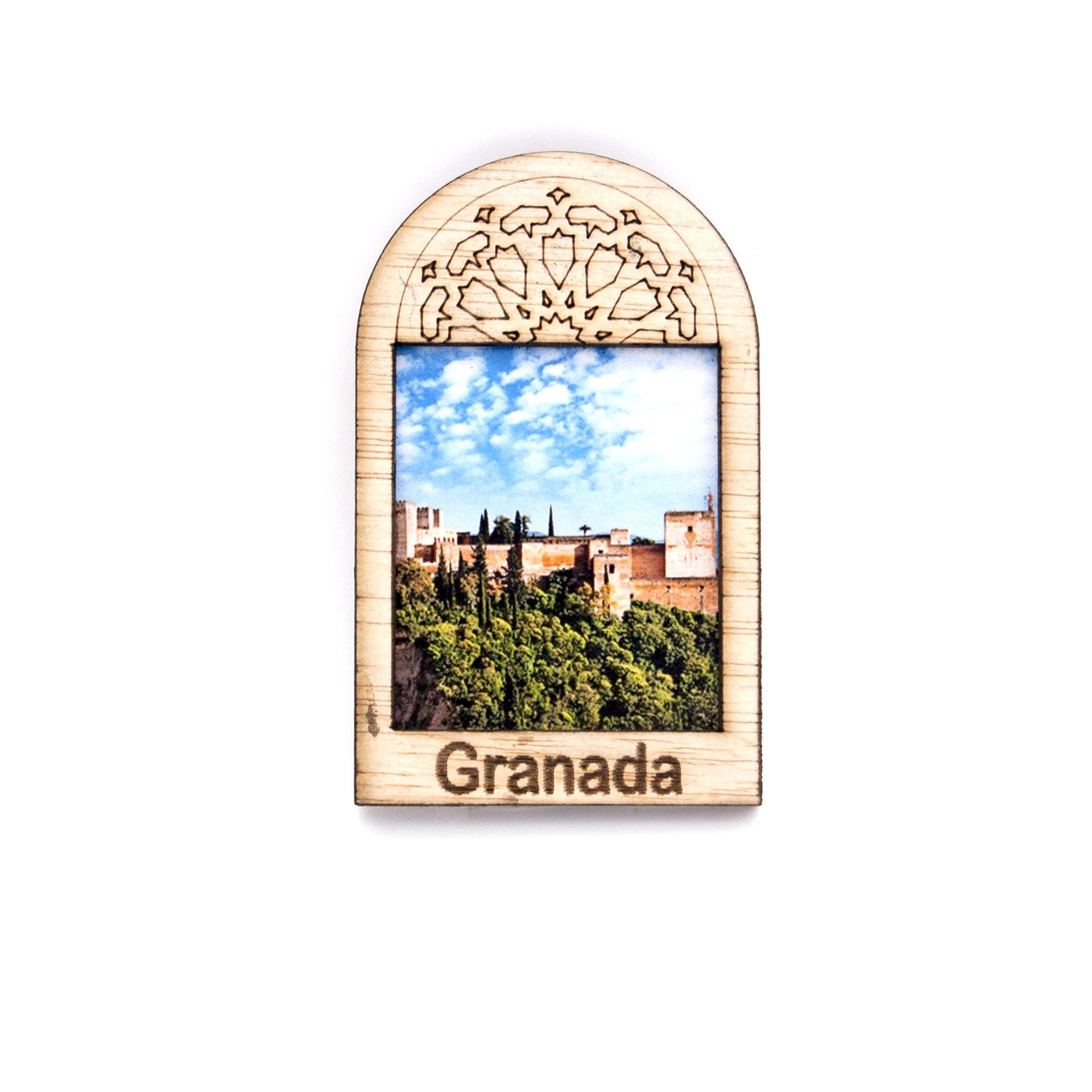 Ventanita Árabe Imán Nevera - Diseño Alhambra - Souvenir