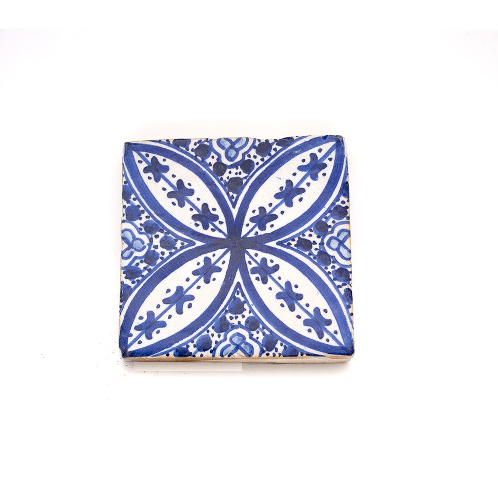 Azulejo Andalusí - Zellige Mosaico Nazari - 10 x 10cm - Artesanal- Modelo 68