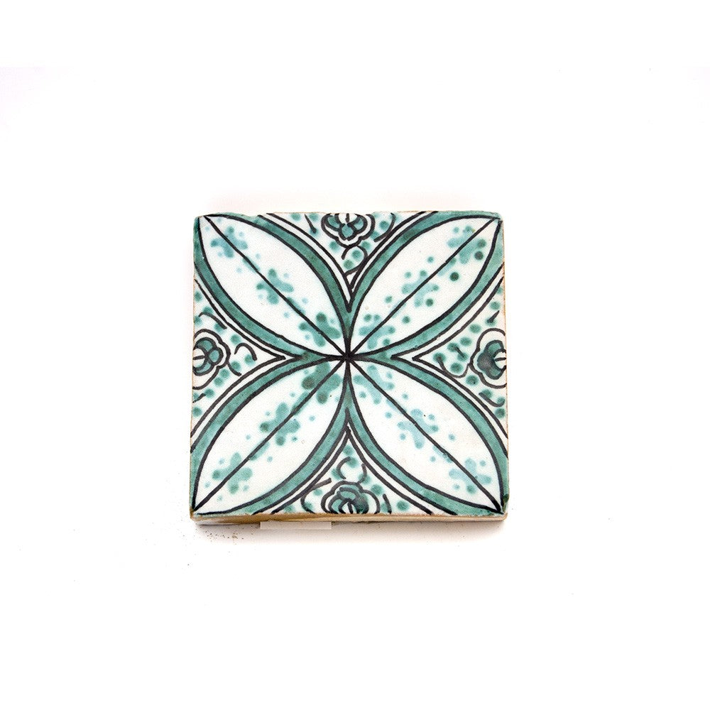 Azulejo Andalusí - Zellige Mosaico Nazari - 10 x 10cm - Artesanal - Modelo 71