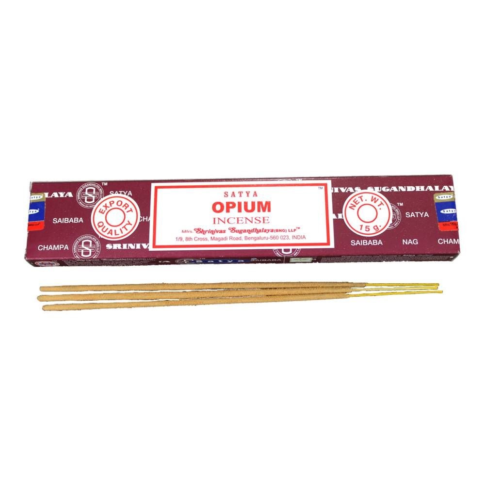 Incienso Opium en Varilla - Satya - 15 gr
