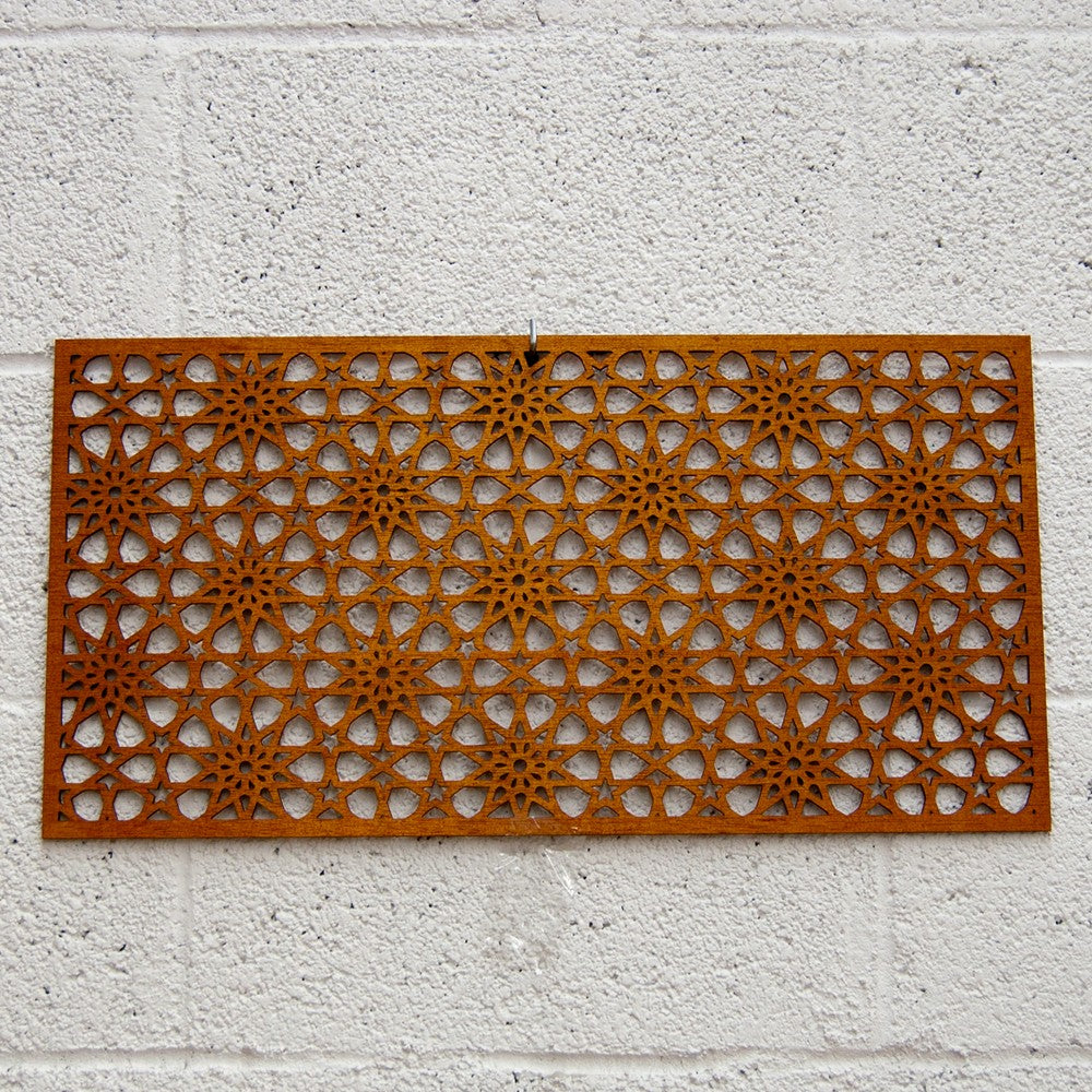 Celosía Madera - Diseño Mekness - 60 x 30 cm