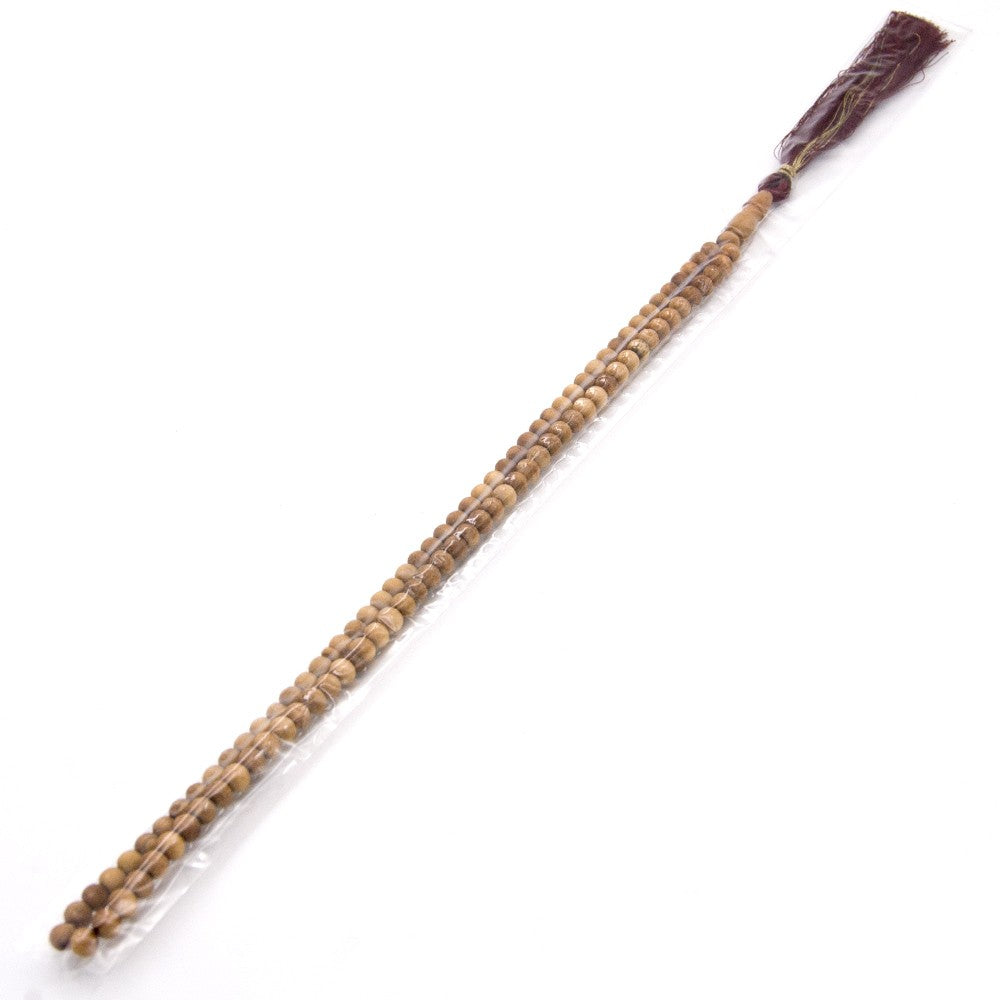 Tasbih madera 100 bolas - Madera Sándalo  - 40 cm - Gran Calidad