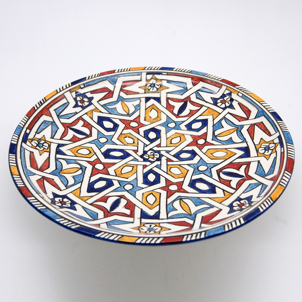 Plato Frutero 27 cm - Diseño Alhambra - Modelo Fez