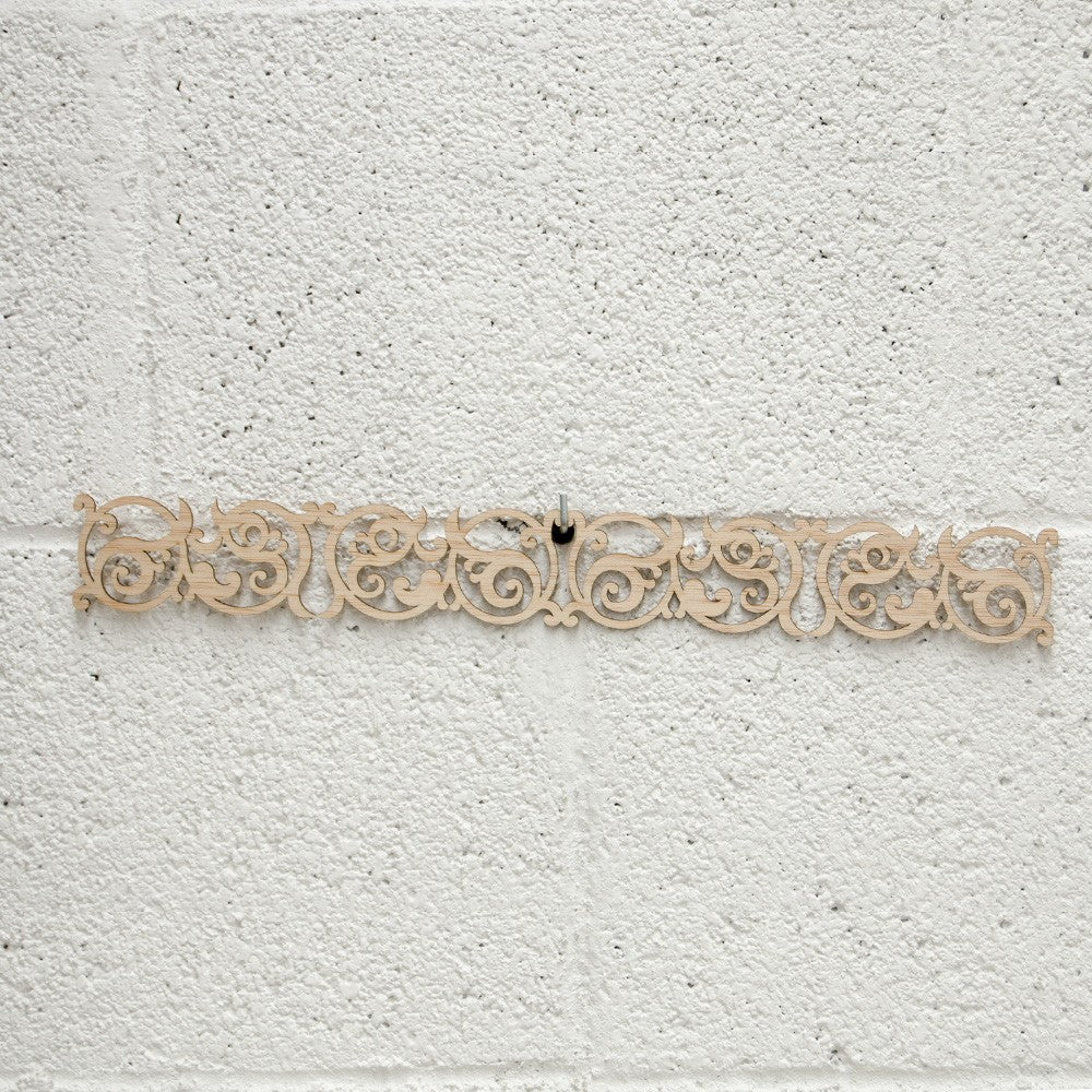 Celosía Madera laminada - Corte Laser - Diseño Beirut- 6cm x 50cm