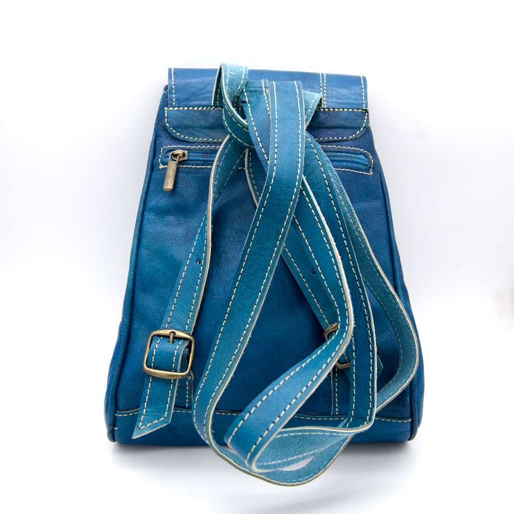 Mochila Cuero 100% - Pequeña  - Marroquineria - Modelo Tilka
