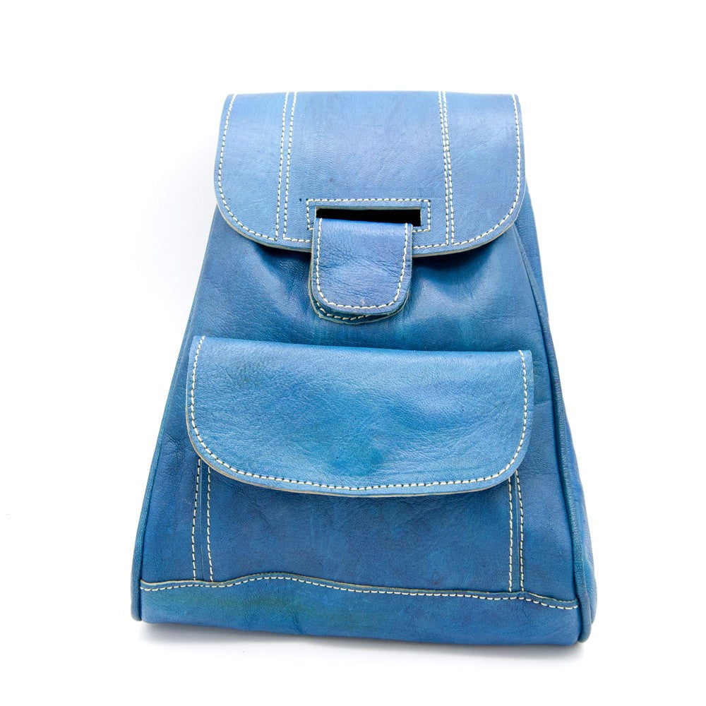 Mochila Cuero 100% - Grande- Marroquineria - Modelo Tilka
