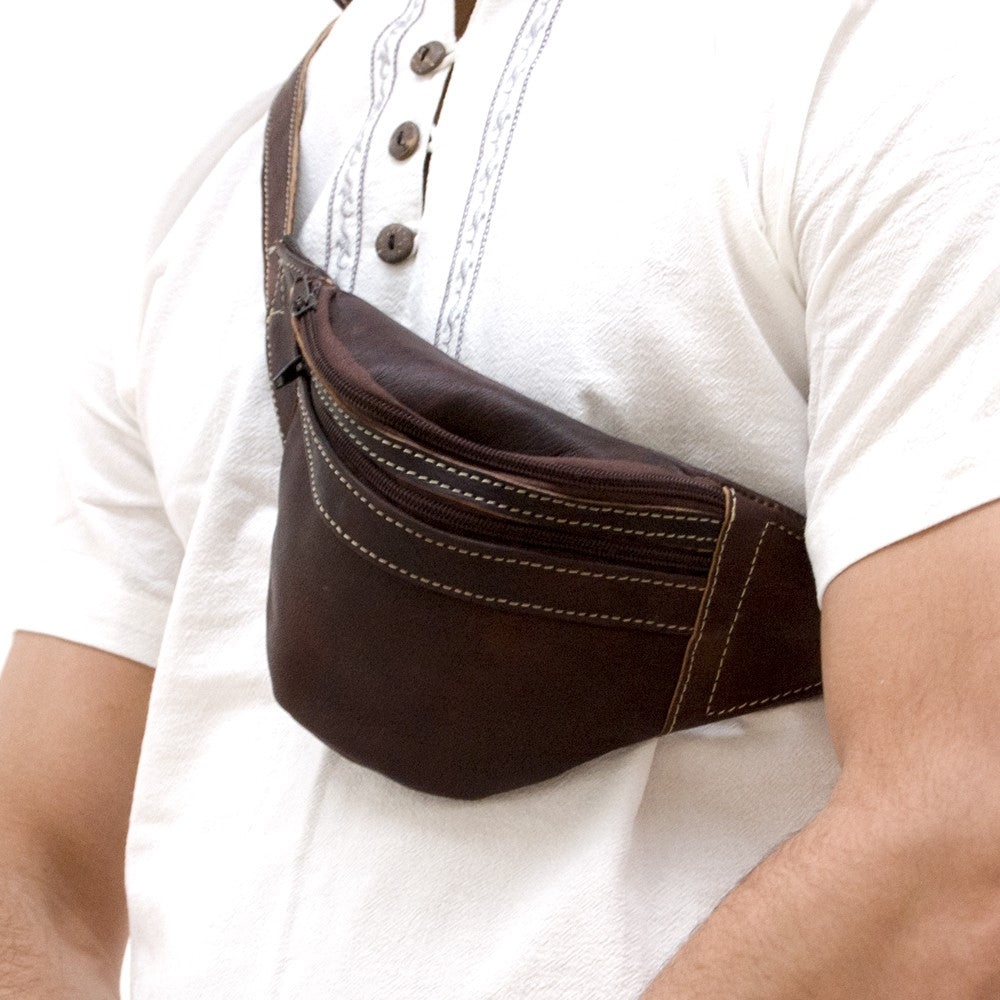 Riñonera Cuero - Marroquineria - Modelo Shabab