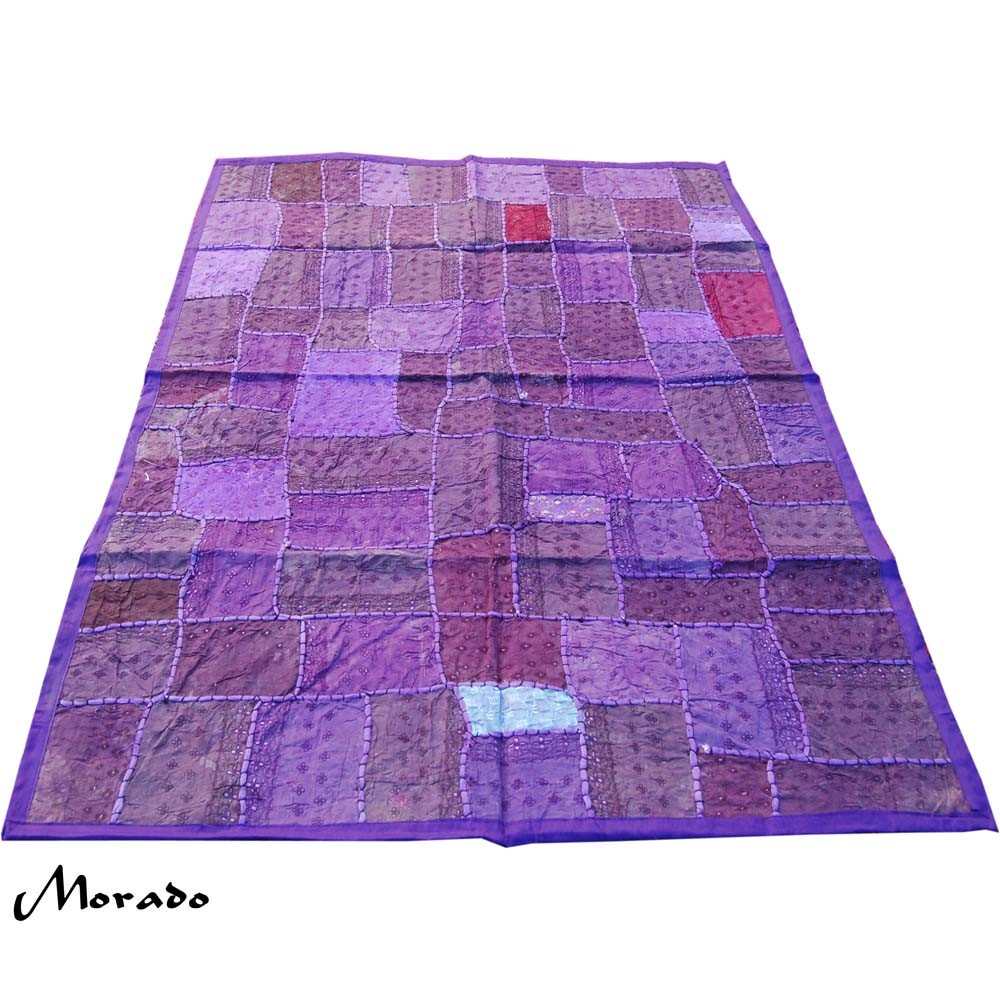 Tapete Pathwork - 145 x 95 cm - Artesanal - Varios Colores