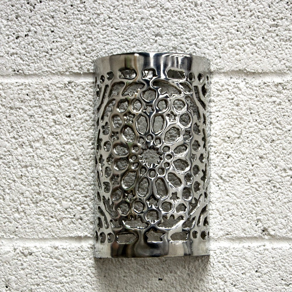 Aplique Árabe Pared - Aluminio Calado - Diseños Geométricos - Modelo HAMBRA