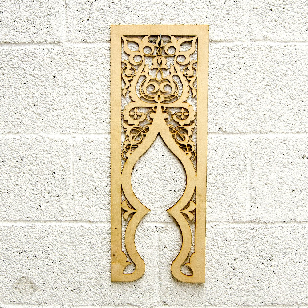 Celosía Árabe Madera - 59 x 22 - Modelo Bab Elvira