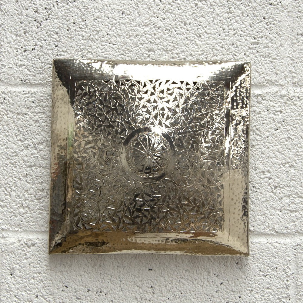 Aplique de Pared - Latón Niquelado - Modelo Aqhawan