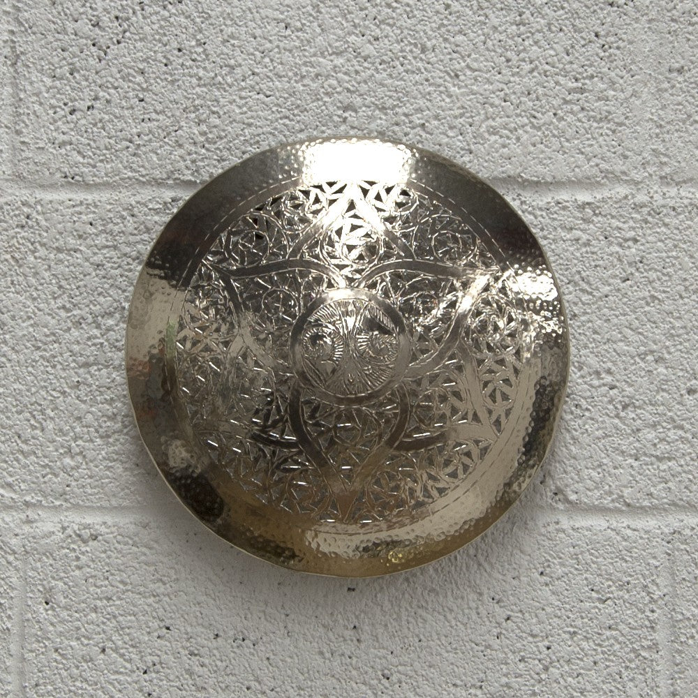 Plafón Árabe Techo o Pared - Latón Niquelado - Modelo Saqfi