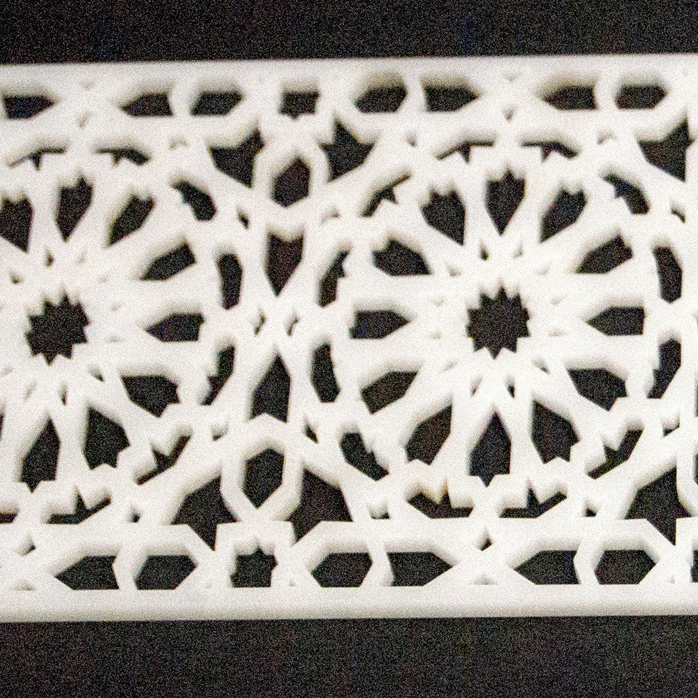 Plantilla Celosía Árabe Metacrilato 50 x 10 - Modelo Alhambra