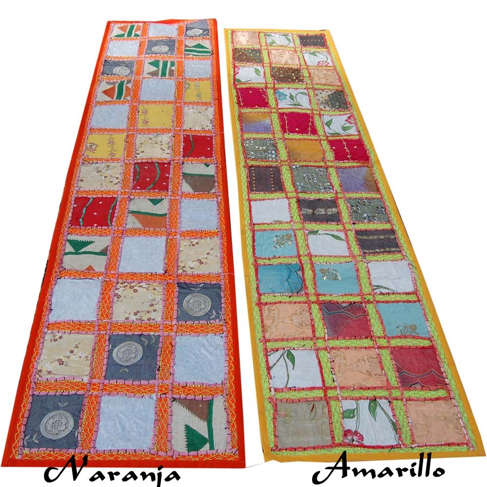 Tapete Bordados Dorados Largo - 145 x 48 cm - Varios Colores