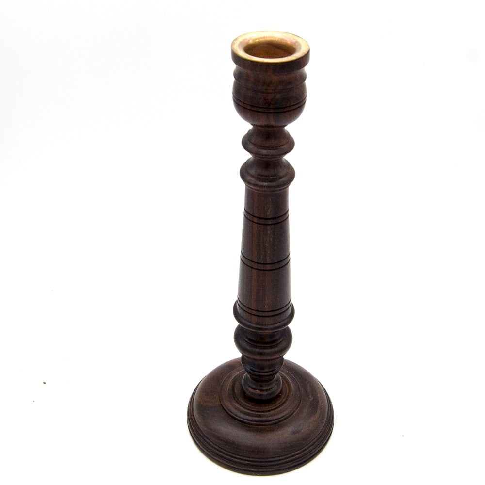 Candelabro Velas  Madera Modelo Khashabi