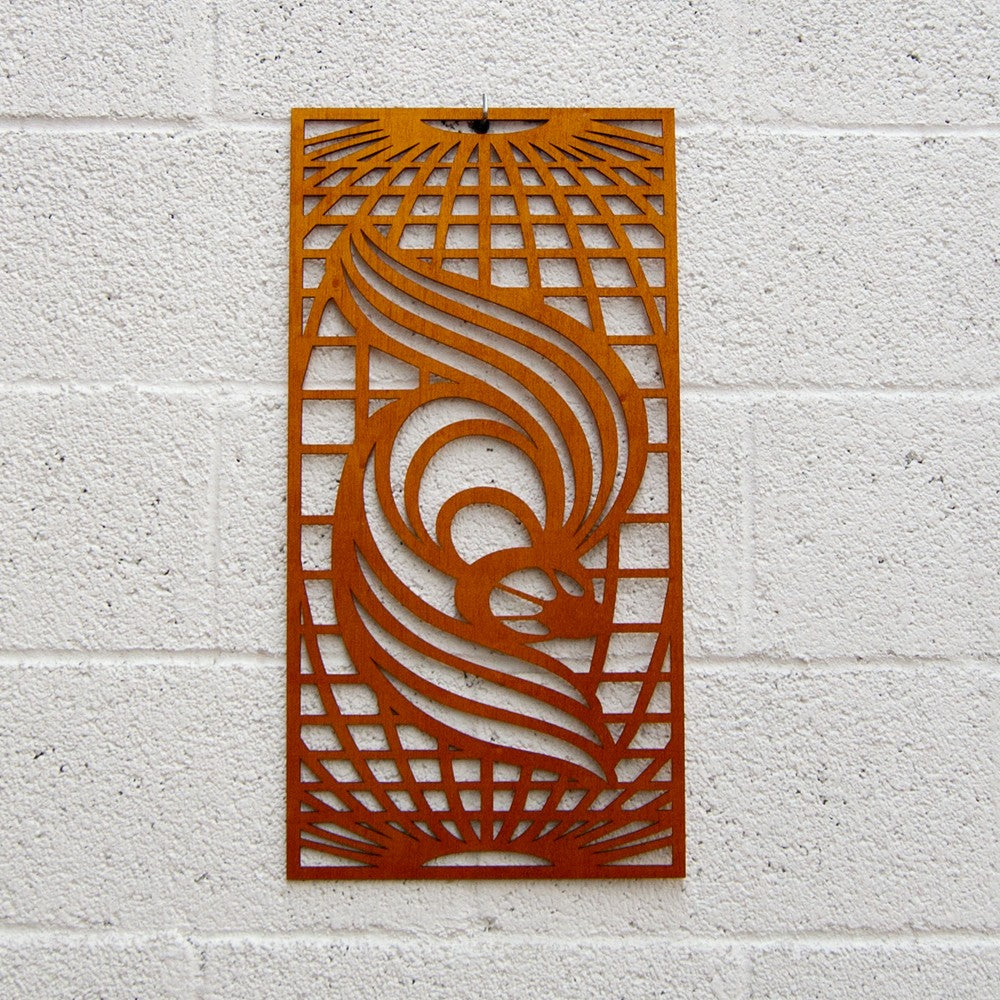 Celosía Madera - Diseño Fénix - 60 x 30 cm