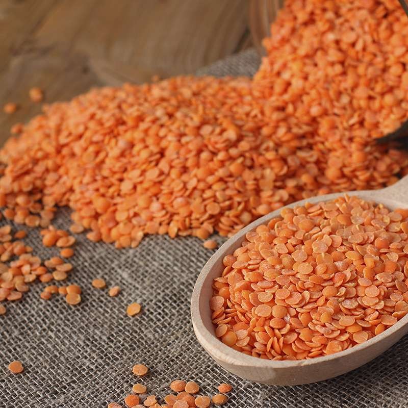 Lentejas Naranja Pequeña - Al Houda - 1 kg -Gran Calidad